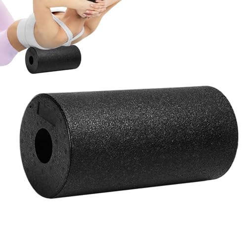 Foam Roller for Back Hollow Column Trigger Point Release Tool | Muscle Roller Foam for Yoga Stretching Sports Recovery Home Gym Post-Exercise Fitness Routine - color: Black
