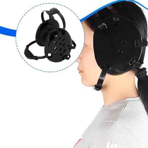 Wrestling Headgear Chin Pad Straps Adjustable Buckles NBR Protection Comfortable Fit Suitable for Adults Training MMA Grappling Outdoors, Eleven Holes