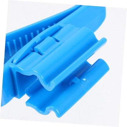 Abaodam 6pcs Aquarium Hose Holder Clips Versatile Plastic Water Pipe Clamps for Fish Tank Maintenance Easy to Install Suitable for Various Pipe - color: Blue