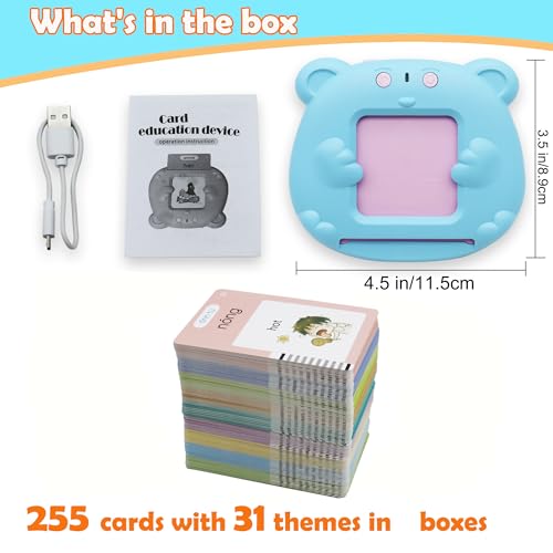 MAYAPHILOS 510 Sight Words Vietnamese and English Talking Flash Cards, Vietnamese Early Education Card, Learn Vietnamese for Kids, Vietnamese Learning Cards for Toddlers Birthday Gifts - size: 510 Words Vietnamese and English