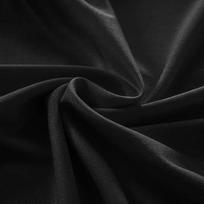 Solid Color Hijab for Women Muslim Prayer Scarfs for Women Women's Instant Hijab Modest Islamic Khimar - color: Black