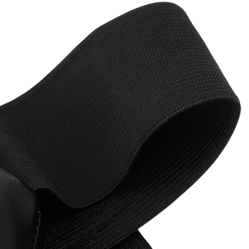 Kids Boxing Crotch Protector Black PU ABS Sponge Guard for Training | Comfort Fit, Long-Term Reliability, Suitable for Sports, Reusable Design, Kids Sizing, Black Finish