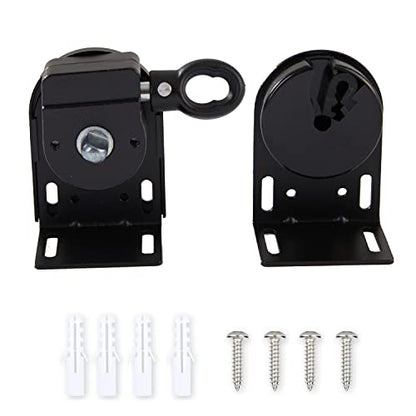 Roller Blind Installation Bracket Replacement Parts - color: Black