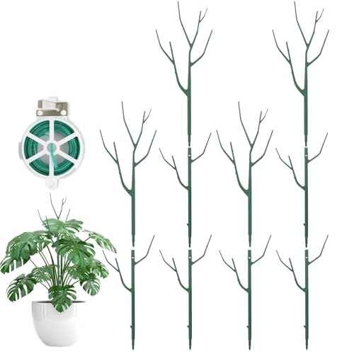 10 Pack Stackable Plant Support Stakes, Climbing Plant Support Structures for Monstera, Pothos, Philodendron Garden Plant Stakes for Indoor Outdoor Plants - size: 39.5" - 10 Pack