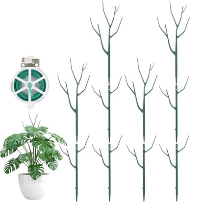 10 Pack Stackable Plant Support Stakes, Climbing Plant Support Structures for Monstera, Pothos, Philodendron Garden Plant Stakes for Indoor Outdoor Plants - size: 39.5" - 10 Pack
