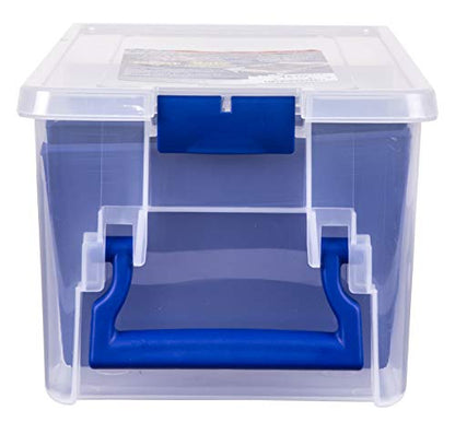 Flambeau Outdoors 4510 Clear Fishing Organizer - Super Half Satchel Soft Fishing Lure Storagees,Bait Organizer,Tuff Tainer with Zerust Anti-Rust Dividers,(Pack of 4) - size: 15x8x6.25-Inch (Pack of 4)