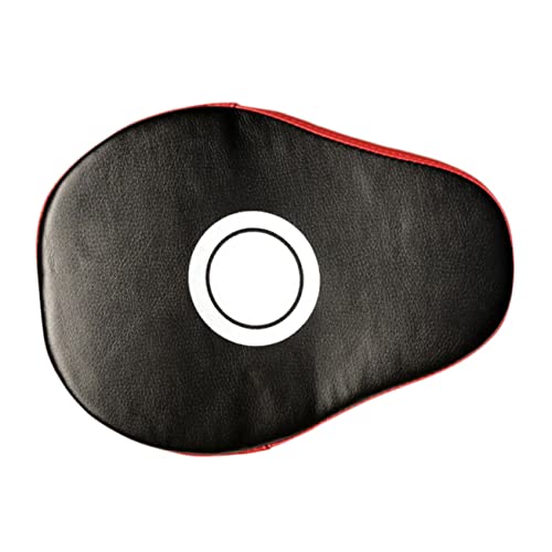 BESTonZON 1Pair Handheld Taekwondo Training Pads Durable Boxing Pads for MMA Kickboxing and Karate Red Black Martial Arts Focus Mitts for Gym Training
