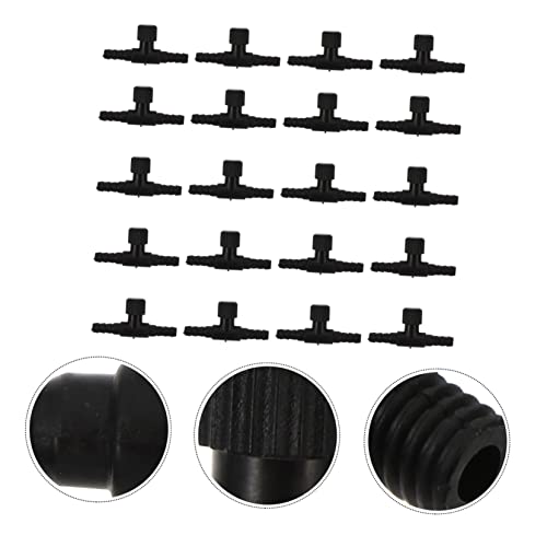 ABOOFAN 30pcs Shape Connector Adapter for Oxygen Tubing Easy Installation for Fish Tanks and Aquariums Airflow for Air Pumps and Stones