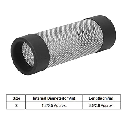 Pongnas Stainless Steel Aquarium Inlet Cover with Fine Protective Mesh for Fish & Shrimp Tanks 18mm OD (12mm ID) - size: Inner diameter 12mm