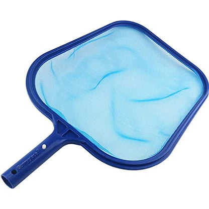 Sunnyglade 17.5x11.8in Swimming Pool Cleaner Supplies Pool Net Skimmer | Professional Heavy Duty Pool Leaf Rake Fine Mesh Frame Net/Cleaning Leaf Skim Net flat skimmer pool nets pool accessories - size: 17.5 x 11.8 x 1.2in