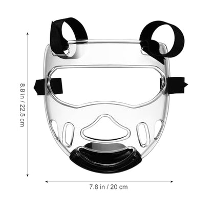 Toddmomy Taekwondo Sparring Face Guard Detachable Face Protector for Boxing Martial Arts Headgear Shockproof and Breathable Cover for Kids 8.26 X 7.87 X 3.54 in