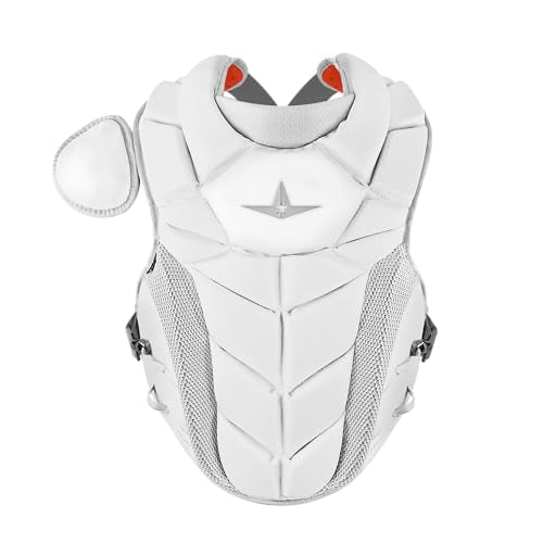All-Star Adult PHX Paige Halstead Fastpitch Softball Chest Protector - color: White, size: Small