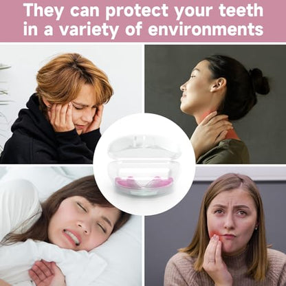 Mouth Guard for Women 4 Pack Medium Size - Pink