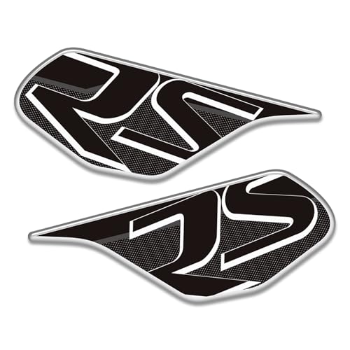 Motorcycle 3D Tank Pad Compatible with Triumph Street Triple Daytona 675 765R RS Stickers Gas Kit Knee Fish Bone Tank Pad Decals Fit for 675 765 R RS Stickers Decals Tank Protection Waterproof (A-27) - color: A-27