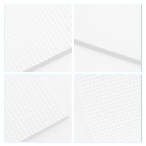 POPETPOP Reptile Aquarium Mat Thickened Non- Fish Tank Bottom Pad Cushioning Mat for Heat Absorption and Reduction for Home Aquariums - color: White
