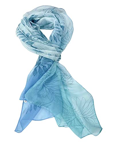 Xyueanlo Scarfs for Women Lightweight Scarves Fashion Print Floral Pattern Scarf Shawls - color: R-18