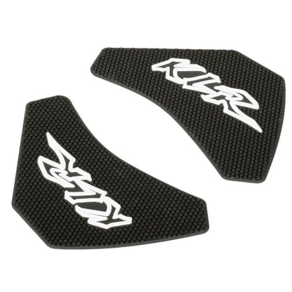 KLR650 Tank PAD Front Side Tank Pad Fuel Stickers Compatible with Klr650 2022-2025 3D Gel Tank Fuel Gip Decal KLR650 Sticker Pad (Black) - color: 144 Black