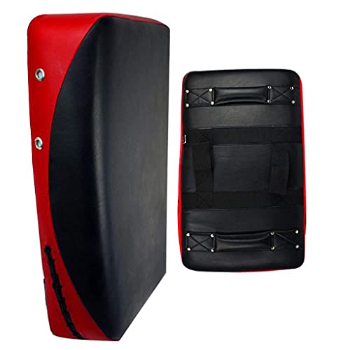 UFG Ultimate - Performance Series - Kick Shield - Four Handles - Kickboxing MMA Training - color: Red