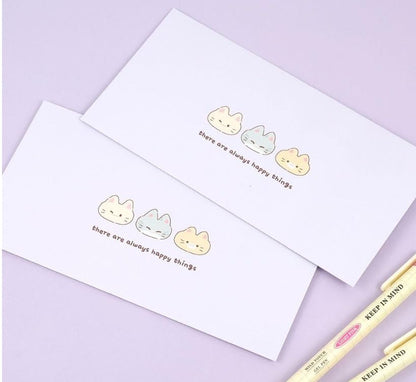 16 Pcs Money Envelopes Cash Envelopes, 8 Designs, 3.5 x 7 Inch (Cat) - style: Cat