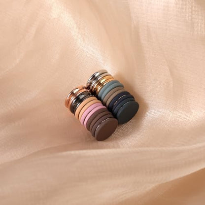 12pcs Strong Hijab Magnetic Pins, Colorful No-Snag Brooch Pins Pinless Scarf Clasp Multi-Use Hijab Magnet Buttons for Women Clothes Dress Secure Invisible Hold