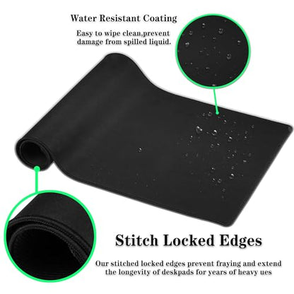 Game Mat Black Gaming Mouse Pad Extra Large Mouse Pads Computer Desk Accessories for Men Computer Mats Mousepad XXL Non-Slip Rubber Base 35.4 X 15.7 for Game Office, Octopus - color: Octopus