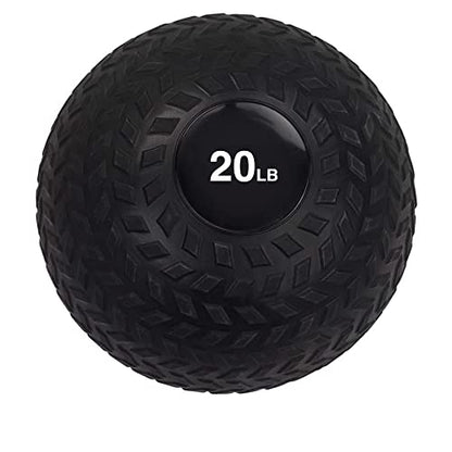 Body Sport Slam Ball with Tread Surface, Versatile, Workout Training, Strength Building, Improve Muscle Mass - size: 20.0 Pounds