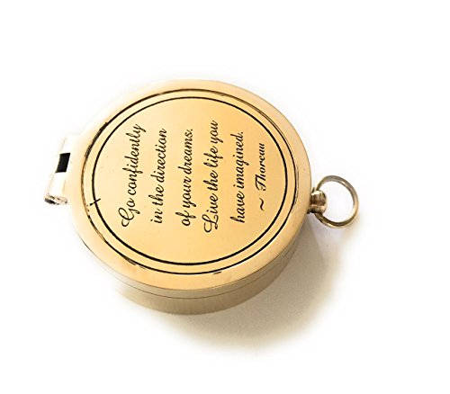 Brass Compass Pocket Style Limited Edition- Baptism Gift - Christmas Gift- Holiday's Gifts -Amazon Gifts