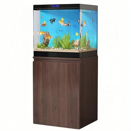 Aquarium Stand, Fish Tank Base with Shelves, Reptile Tank Stand, Height 75cm/29.5in, Two-Tiered, Storage Rack, Suitable for Living Room or Office(40x40cm/15.7x15.7in) - size: 40x40cm/15.7x15.7in