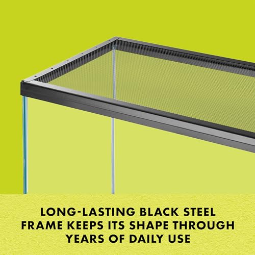 Zilla Fresh Air Screen Cover, Secure and Durable Metal Mesh Cover for Reptile Terrariums, 30 x 12 inches | Secure and Durable Metal Mesh Cover for Reptile Terrariums - size: 30" x 12"