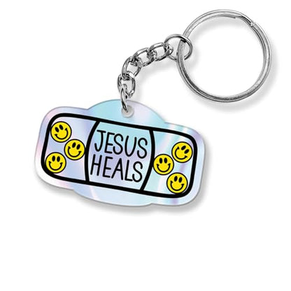 Christian Keychain, Acrylic Material Jesus Keychain with Bible Verse, Scriptures Gifts for Men and Women - color: Girl 11