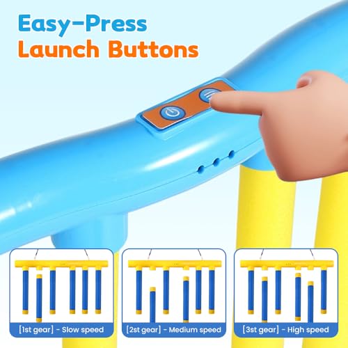Reflex Sticks Rebounce Game, Reflex Challenge Game, Falling Sticks Reaction Time Trainer with Adjustable Speed Modes for Home, Office & Team Activities (Yellow) - color: Yellow