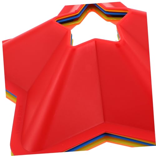 HANABASS 5pcs Portable Soccer Training Cones Agility Disc Markers for Football Practice Lightweight Sports Equipment for Enhanced Speed Reaction for Training Anywhere
