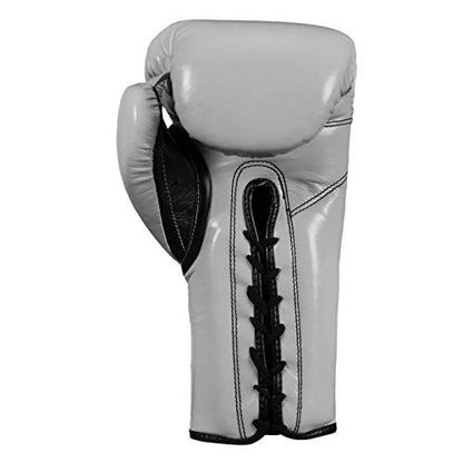 Pro Mex Pro Lace Training Gloves V 3.0 - color: Silver, size: 14 oz