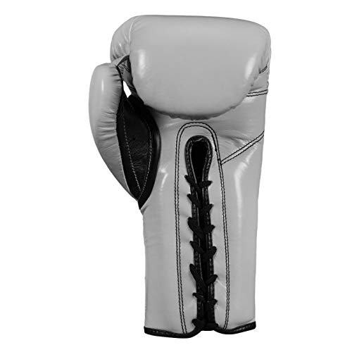 Pro Mex Pro Lace Training Gloves V 3.0 - color: Silver, size: 16 oz