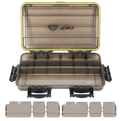 RUNCL Fishing Tackle Box, Waterproof Tray for Jigs Lures, Thicker Floating Tackle Utility Box with Adjustable Dividers, 3600/3700/Large 3700 Size - color: 1PC 3700