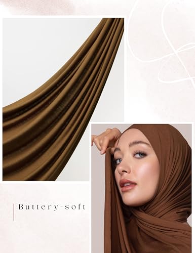 Premium Jersey Hijab Scarf for Women - Muslim Head Scarf - color: Graphite Grey