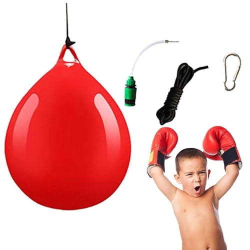 Water Punching Bag - Hanging Boxing Bag, Aqua Water-Injected Workouts with Secure Sling, Heavy Duty Training Gear | Versatile Fitness Equipment