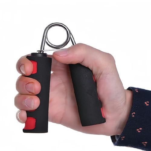 HORNO 2 Pcs Soft Foam Hand Exerciser（Red） | Strengthen Hand Grip Exerciser for Quickly Increasing Wrist Forearm and Finger Strength