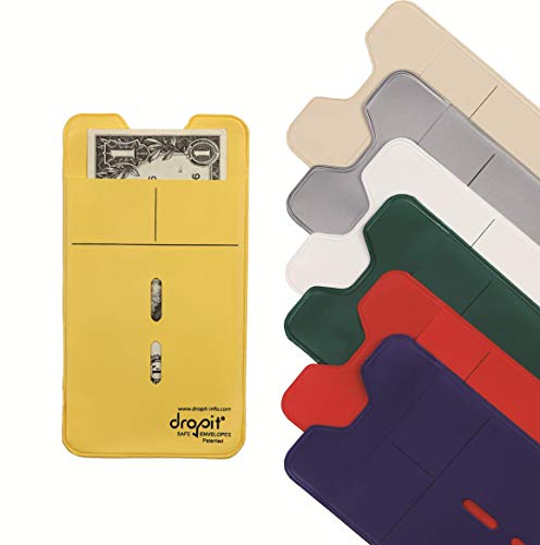 UBICON Reusable Vinyl Safe Deposit Envelope, Multi Color 7 Pack | Secure Cash Handling | Heavy-Duty Vinyl Construction | Color-Coded Organization - color: Combo, size: 7