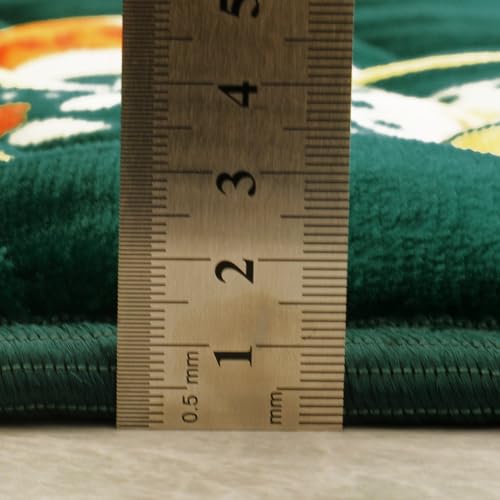 Prayer Rug Muslim Mat Islamic - Padded Very Thick Prayer Rug Sajadah for Men Women with Islam Prayer Beads, Soft and Luxury (31.5" x 47.2", Green) - color: Green