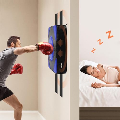 Wall Punching Bag Adult Fitness Cardio Dance Training Workout Activity | Wall Mounted Boxing Trainer Training Equipment Gym Equipment Exercise Machines for Home Gym Room Family Outdoor House - color: Blue