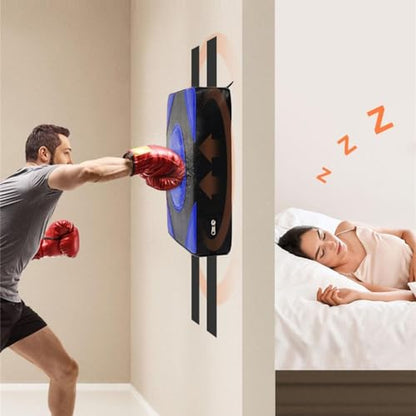 Wall Punching Bag Adult Fitness Cardio Dance Training Workout Activity | Wall Mounted Boxing Trainer Training Equipment Gym Equipment Exercise Machines for Home Gym Room Family Outdoor House - color: Blue