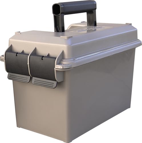 MTM AC50C-72 Ammo Can, 50-Caliber, Heavy-Duty Dual Latching System, Rugged Polypropylene Plastic, O-Ring Seal System, Water Resistant, Bulk Ammo Storage, USA Made, Dark Earth - color: Dark Earth