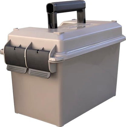 MTM AC50C-72 Ammo Can, 50-Caliber, Heavy-Duty Dual Latching System, Rugged Polypropylene Plastic, O-Ring Seal System, Water Resistant, Bulk Ammo Storage, USA Made, Dark Earth - color: Dark Earth
