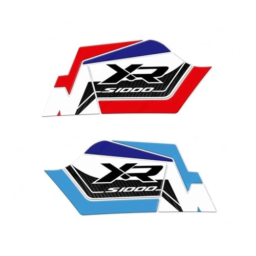 Motorcycle Protective Sticker Tank Pad Stickers Kit Shell Sticker Decals Kit Accessories for B&MW S1000XR 2024 Tank Protector Decals - size: Color-H
