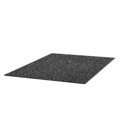 VEVOR 0.56Inch 48sq.ft 12 Tiles Gym Flooring for Home Gym, Rubber Top with High Density EVA Foam, 24 x 24In Gym Floor Exercise Equipment Mats, Interlocking Gym Mats, Puzzle Workout Mats, Black & White | Rubber Top with High Density EVA Foam, Lightweight G