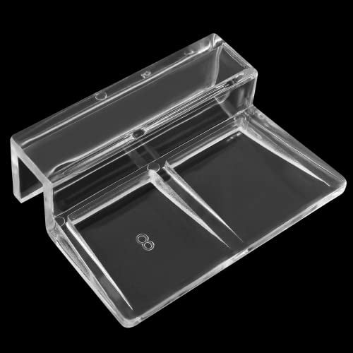 Aquarium Lid Clips, 8MM, 12 Pack | DIY Aquarium Lid Holder, Clear Acrylic, Fish Tank Support, Aquarium Glass Holder - size: 8MM