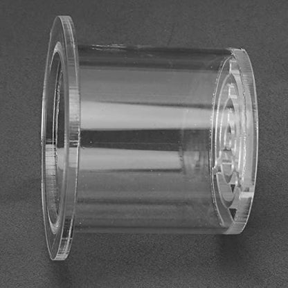 Acrylic Transparent Feeder Cover, Feeding Breeding Protection Cover for Aquarium, Fish Tank Drain Pipe Guard with Ring Base to Block Fish and Sand Ingestion