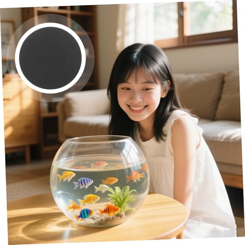 LIOOBO Non-Slip Aquarium Cushion Pad Fish Tank Mat for Under Tank Support Shockproof Base with Vibration Reduction for Stable Micro Landscapes