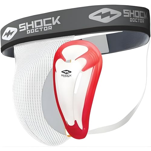 Shock Doctor Jock Straps with Cup Included, Cups for Football Baseball. Core Protective Athletic Supporters - size: Small, style: Adult